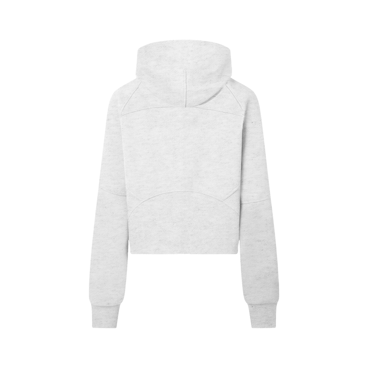 "DN" CROPPED HALF-ZIP HOODIE