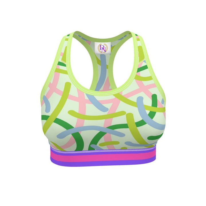 PLAYFUL TANGLE SPORTS BRA