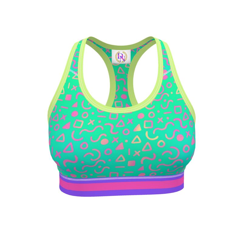 DOODLESCAPE SPORTS BRA