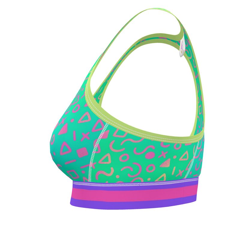 DOODLESCAPE SPORTS BRA