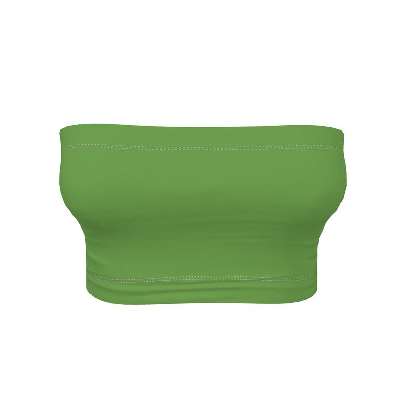 JUST A GREEN BANDEAU