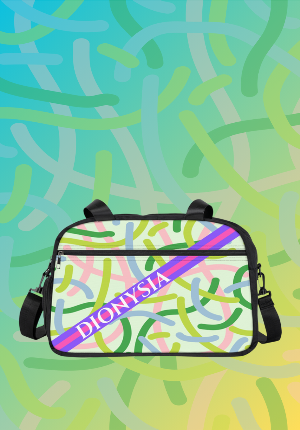 PLAYFUL TANGLE SMALL GYM BAG