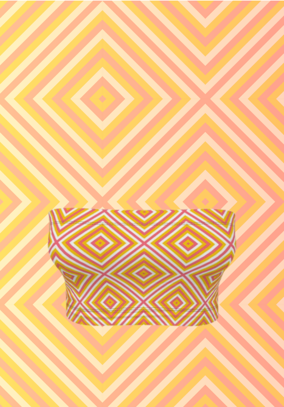 VIBRANT HARMONY BANDEAU TOP