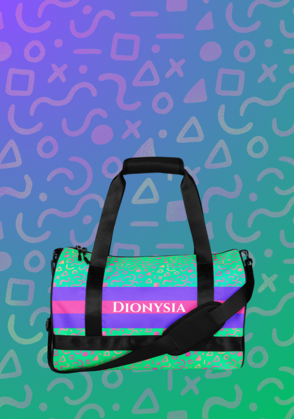 DOODLESCAPE MEDIUM GYM BAG