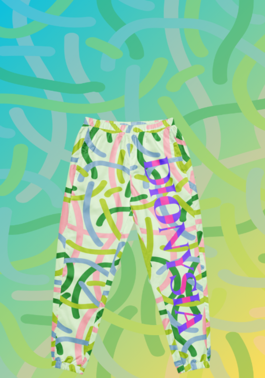 PLAYFUL TANGLE TRACK PANTS