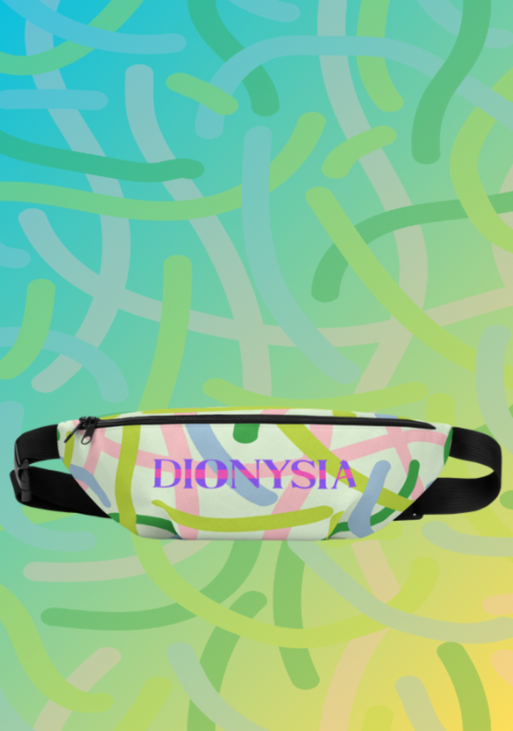 PLAYFUL TANGLE FANNY PACK