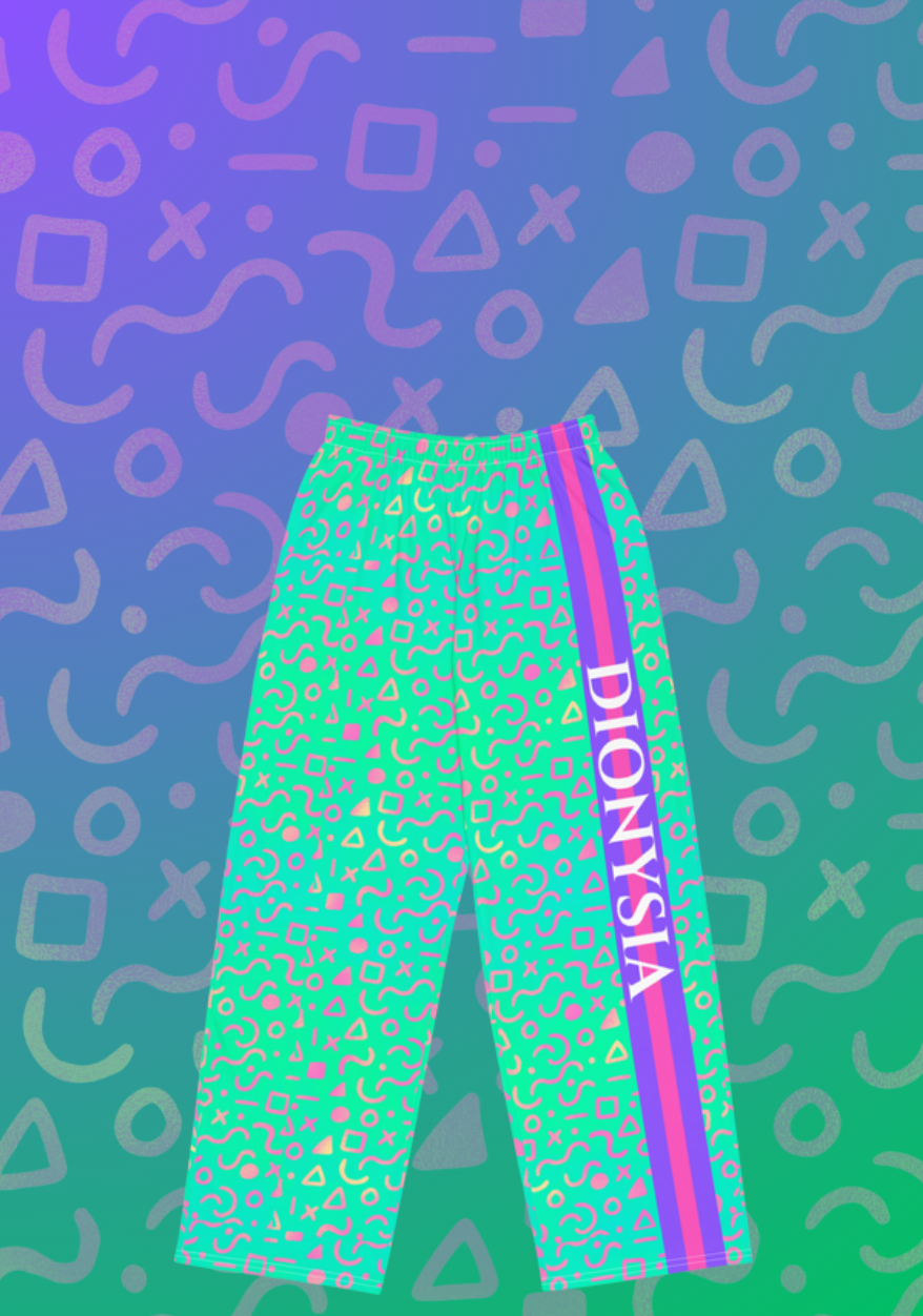 DOODLESCAPE WIDE PANTS