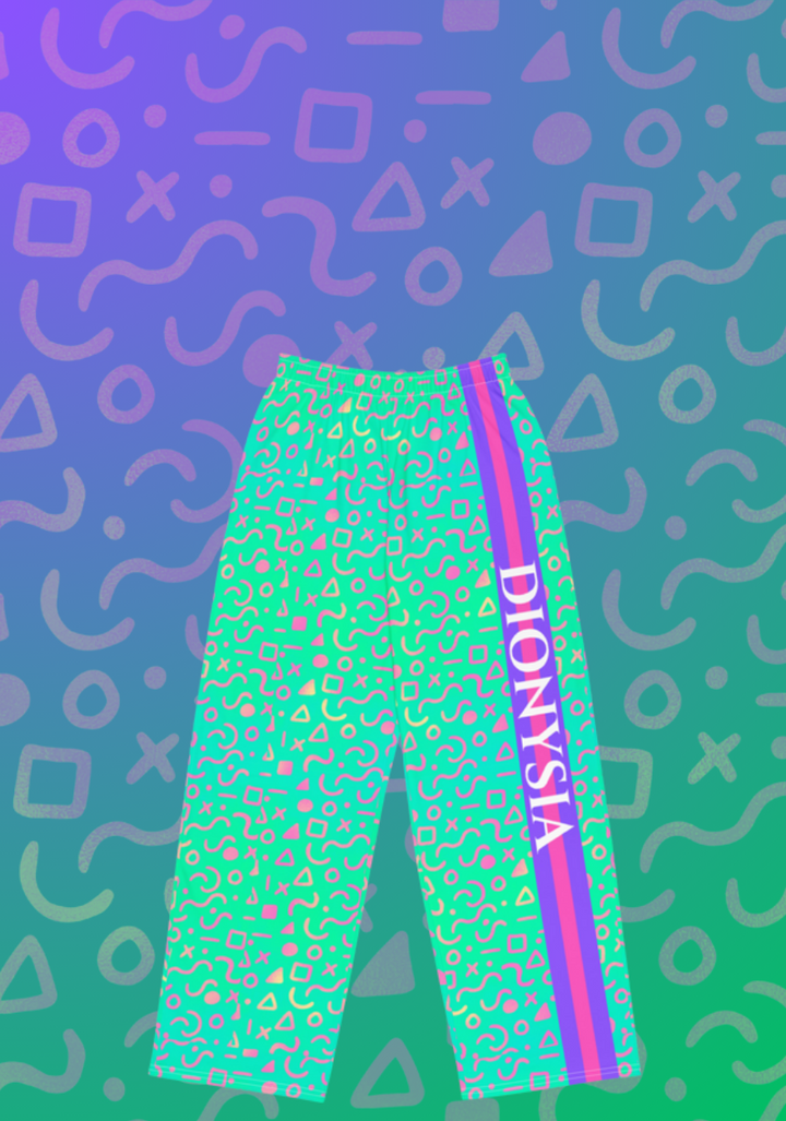 DOODLESCAPE WIDE PANTS