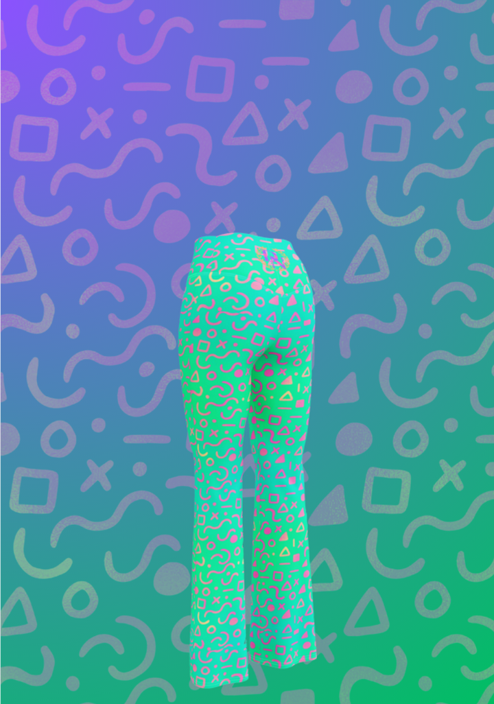 DOODLESCAPE FLARE LEGGINGS