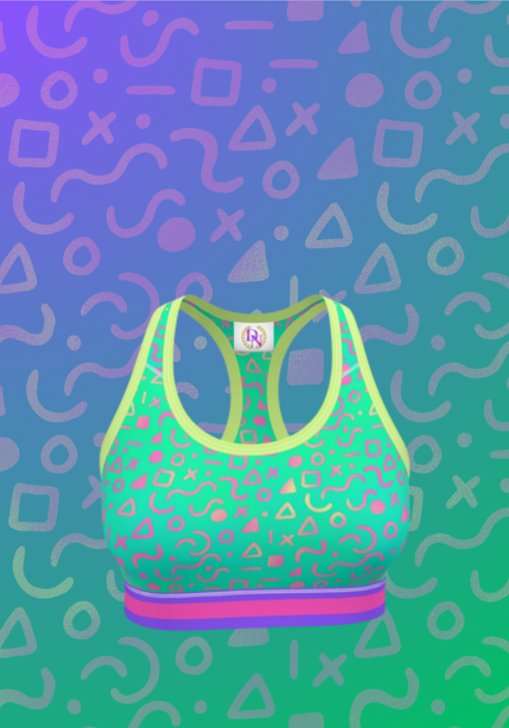 DOODLESCAPE SPORTS BRA