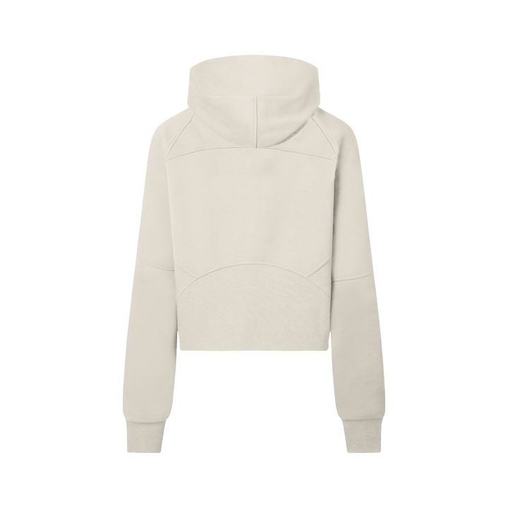 "DN" CROPPED HALF-ZIP HOODIE