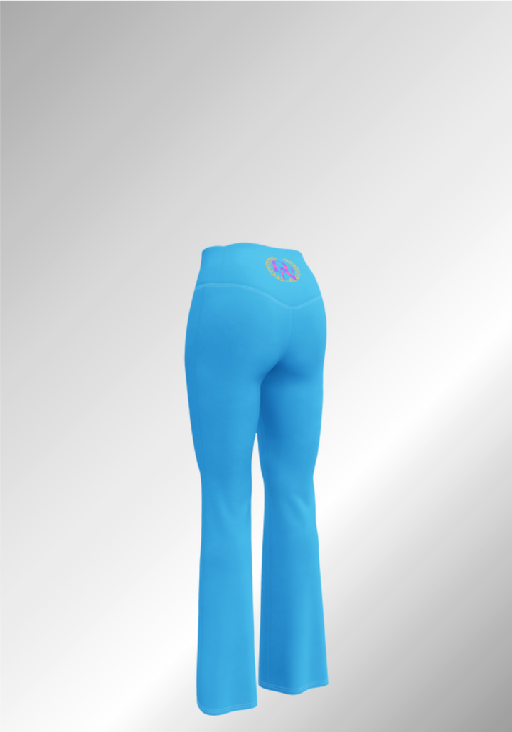 JUST SKY BLUE FLARE LEGGINGS