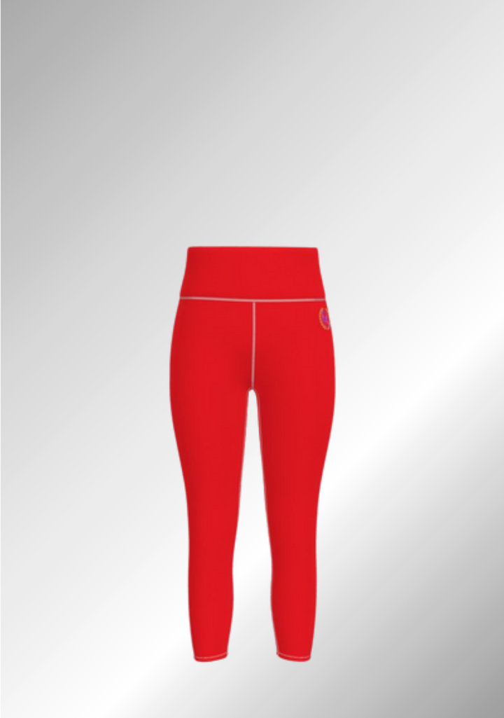 JUST BRIGHT RED LEGGINGS