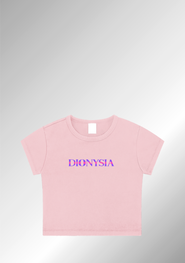 FADED DIONYSIA PINK CROP TOP