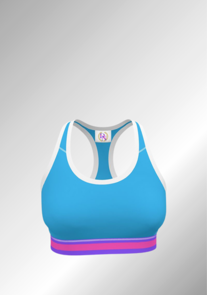 JUST A SKY BLUE SPORTS BRA