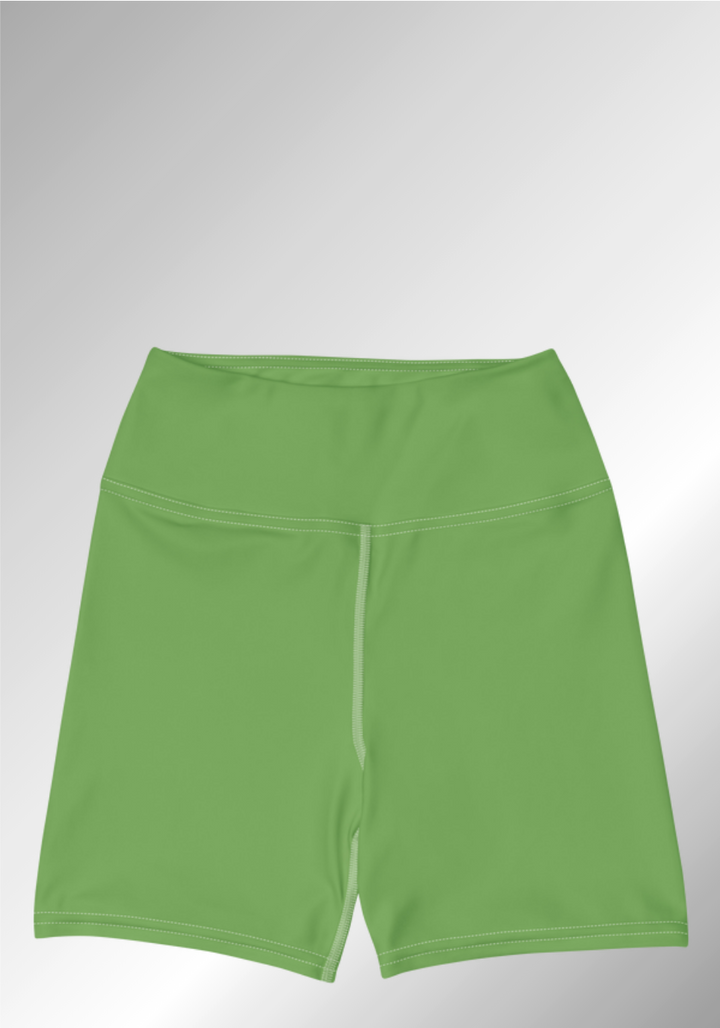 JUST GREEN YOGA SHORTS