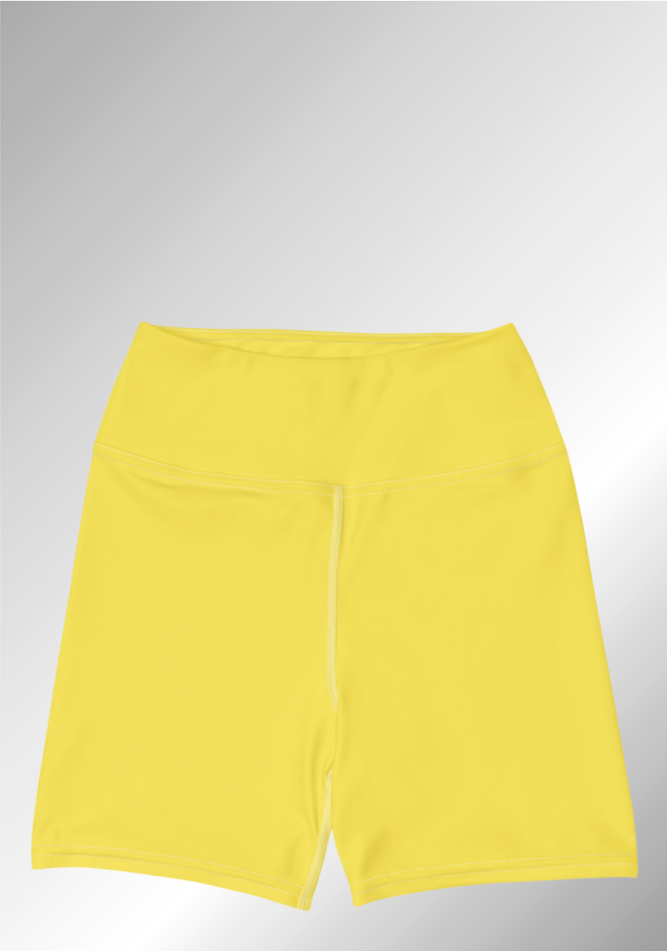 JUST DAISY YELLOW YOGA SHORTS