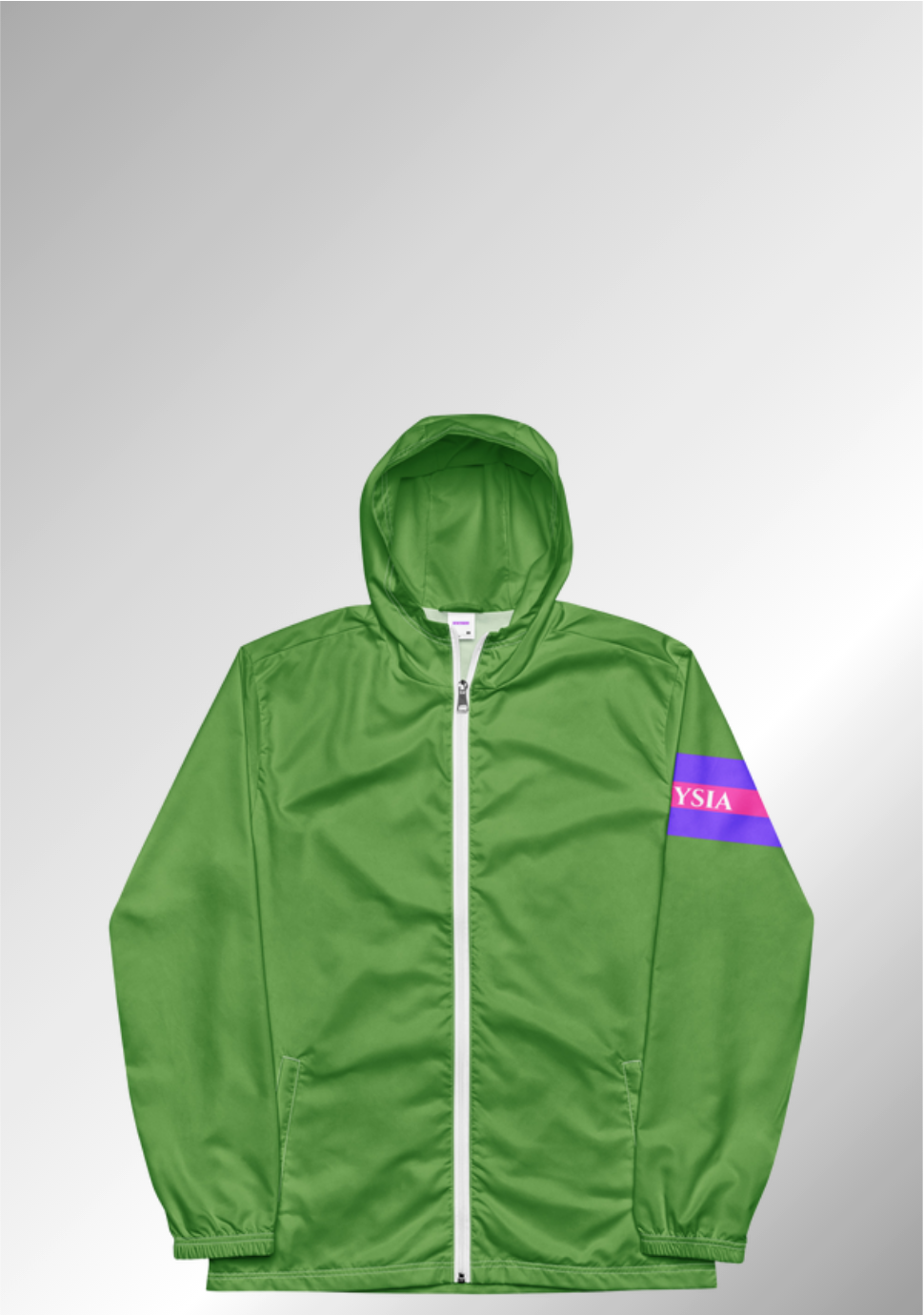 JUST A GREEN WINDBREAKER