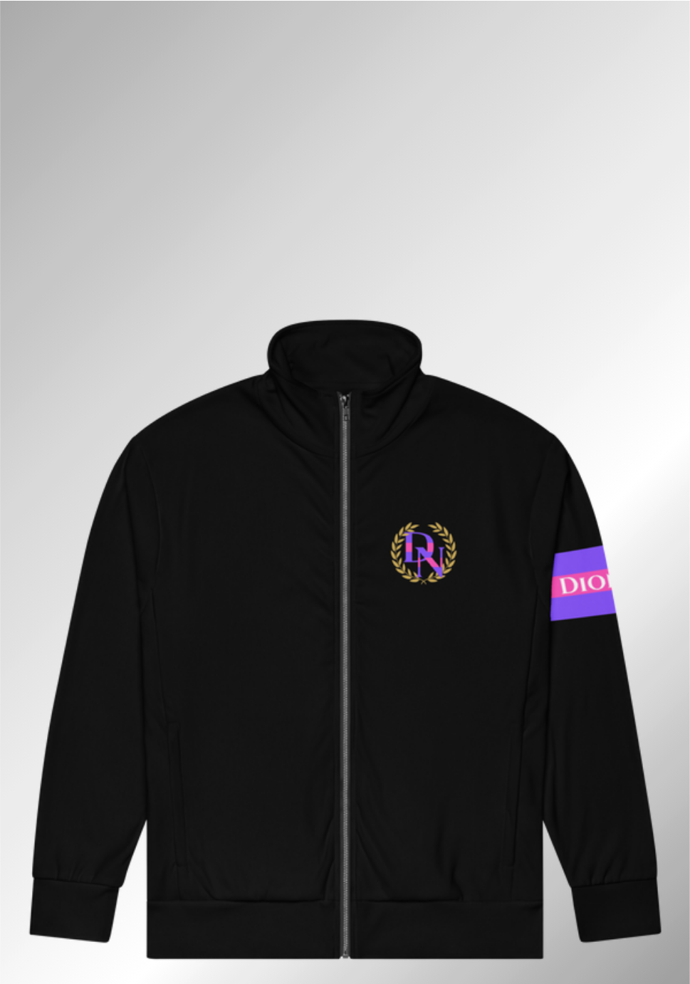 JUST A BLACK TRACK JACKET