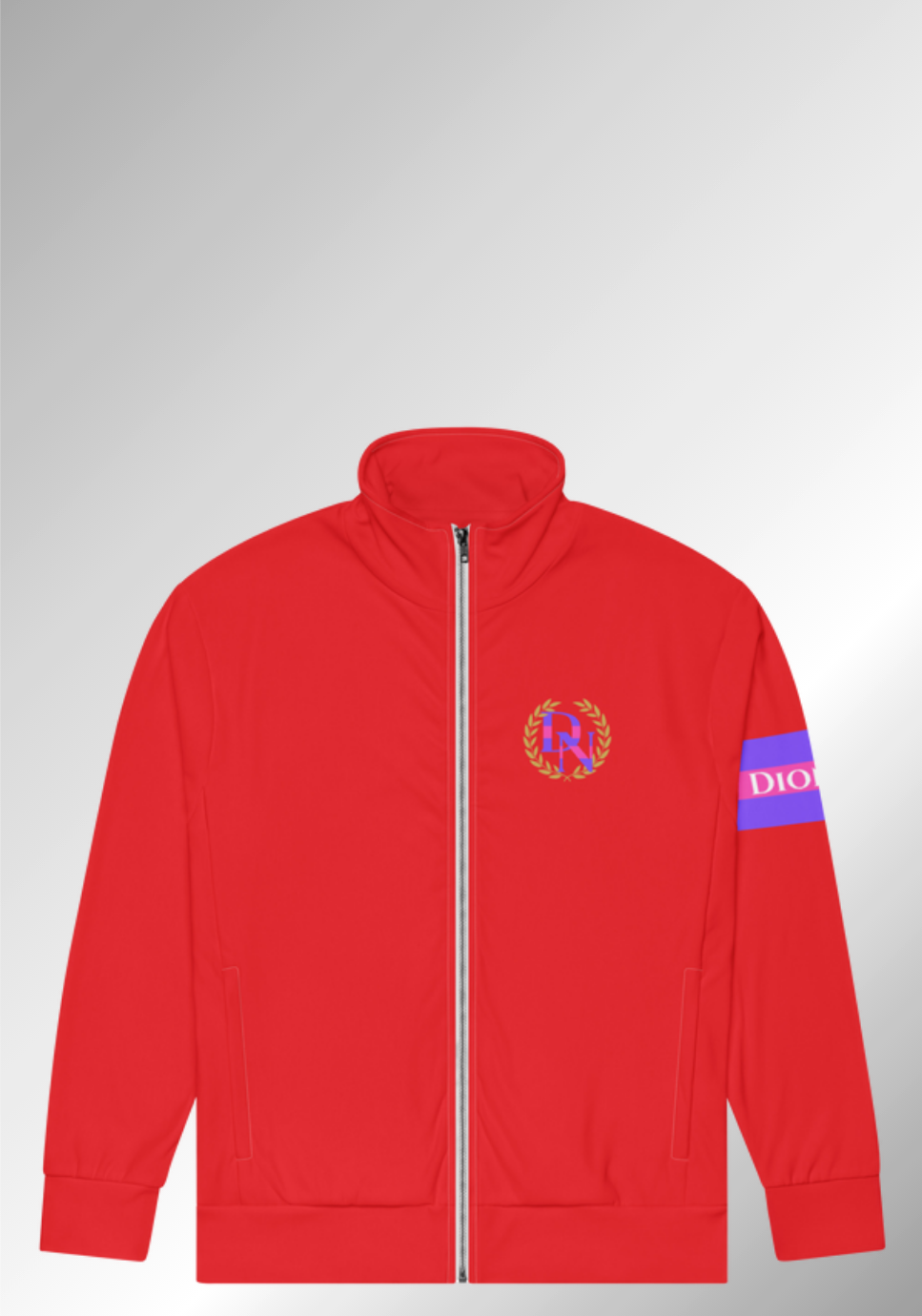 JUST A BRIGHT RED TRACK JACKET