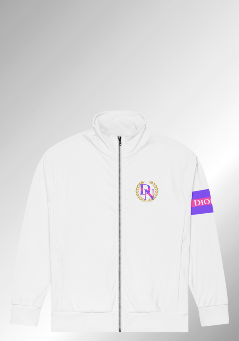 JUST A WHITE TRACK JACKET