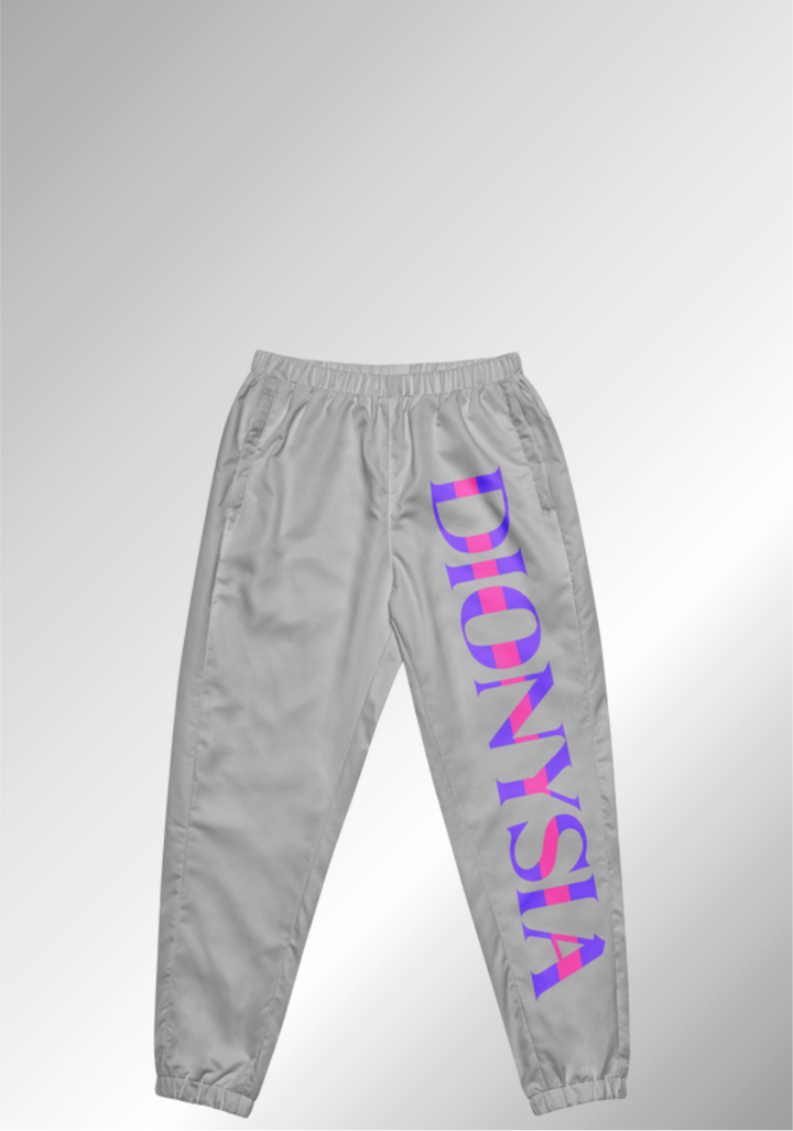 JUST SILVER TRACK PANTS