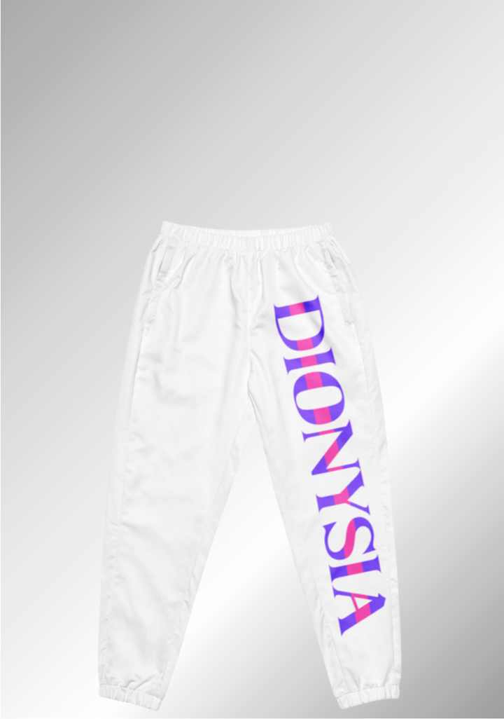 JUST WHITE TRACK PANTS